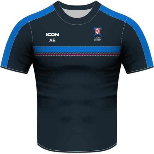 Cricket Serbia Titan T-Shirt S/S - Senior