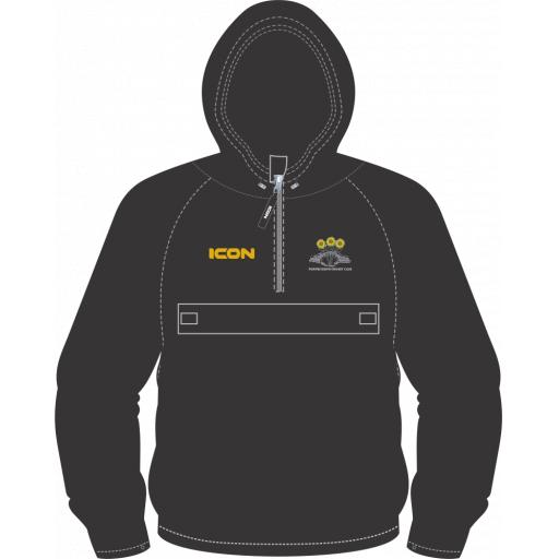 PONTBLYDDYN CRICKET CLUB PRO PERFORMANCE RAIN JACKET HALF ZIP SENIOR