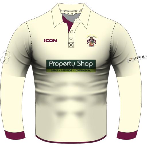 ACCRINGTON CRICKET CLUB MATCH + CRICKET SHIRT L/S - JUNIOR