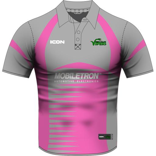 RIBBLE VALLEY VIPERS CRICKET CLUB HYBRID + MATCH SHIRT S/S SENIOR