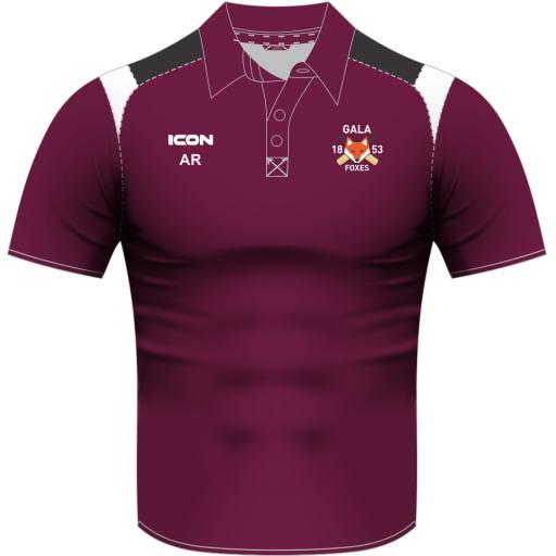 Gala Cricket Club Foxes Flash Polo Shirt - Junior