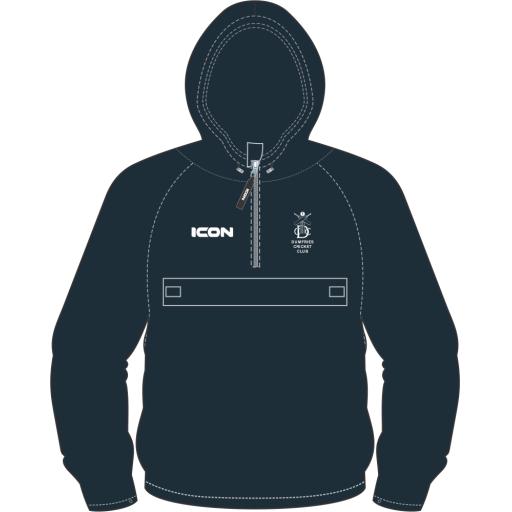 DUMFRIES CRICKET CLUB PRO PERFORMANCE RAIN JACKET HALF ZIP JUNIOR