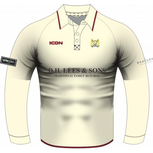 CROMPTON CRICKET CLUB 1ST XI MATCH TECH PLAYING SHIRT L/S - JUNIOR