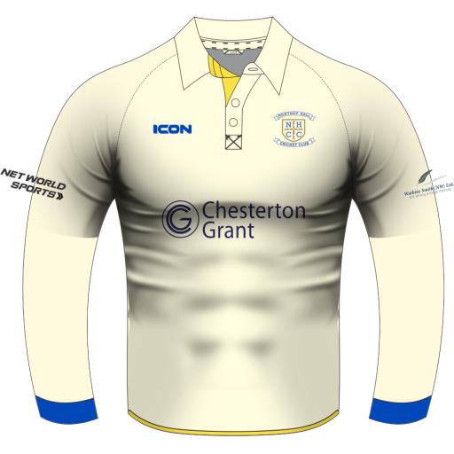Northop Hall Cricket Club Match + Cricket Shirt L/S- Senior
