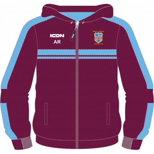 Emley Clarence Cricket Club Titan Full Zip Hoodie - Senior