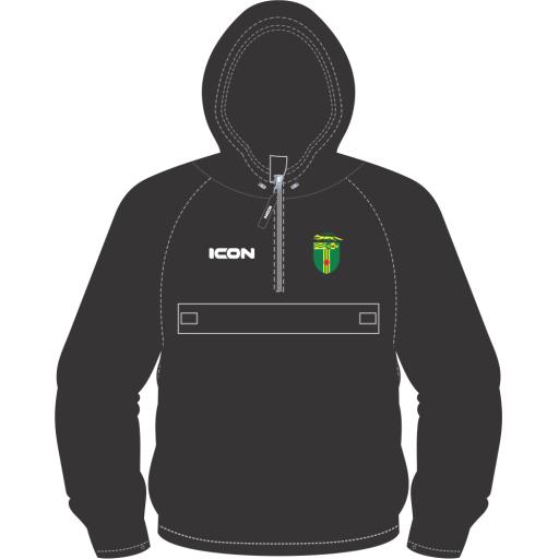QUORN CRICKET CLUB PRO PERFORMANCE RAIN JACKET HALF ZIP SENIOR