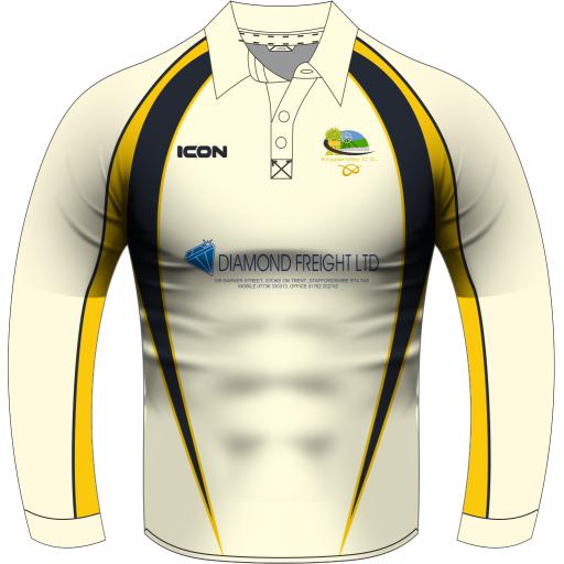 KNYPERSLEY CRICKET CLUB (JUNIOR SECTION) MATCH + CRICKET SHIRT L/S - SENIOR