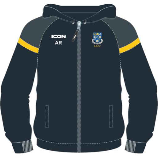 Old Peterite Cricket Club Racer Full Zip Hoodie - Junior