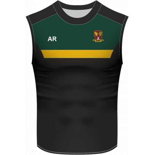 Caernarfon CC Legacy Sleeveless T-Shirt - Senior