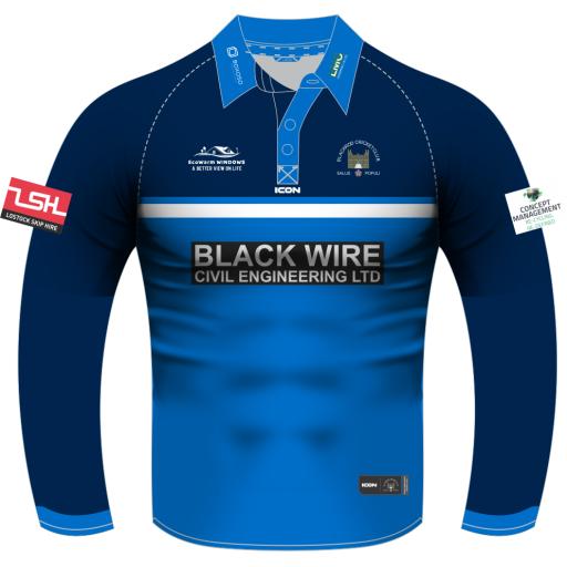 BLACKROD CRICKET CLUB HYBRID + MATCH SHIRT L/S SENIOR