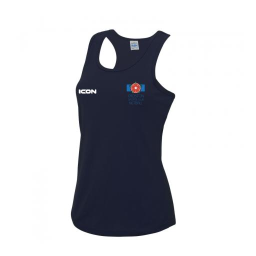 Croston Sports Club (Netball) Training Vest - Ladies Fit