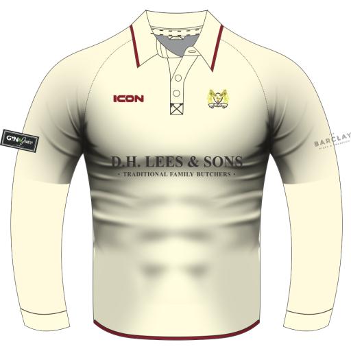 CROMPTON CRICKET CLUB 1ST XI MATCH TECH + PLAYING SHIRT L/S - SENIOR