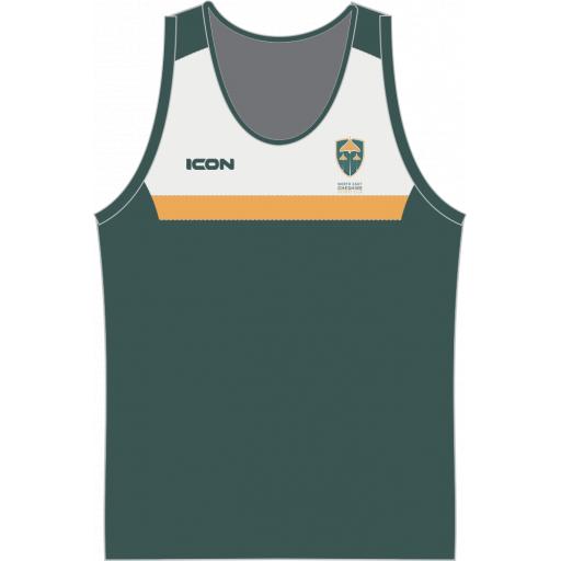 NORTH EAST CHESHIRE CRICKET CLUB TRAINING SINGLET - JUNIOR