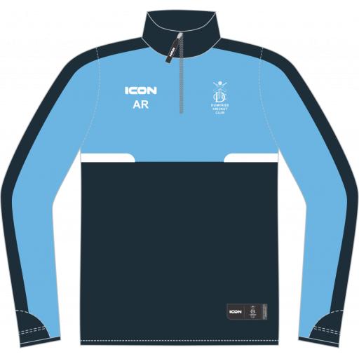 Dumfries Cricket Club Lavis Performance Sublimated Midlayer - Junior