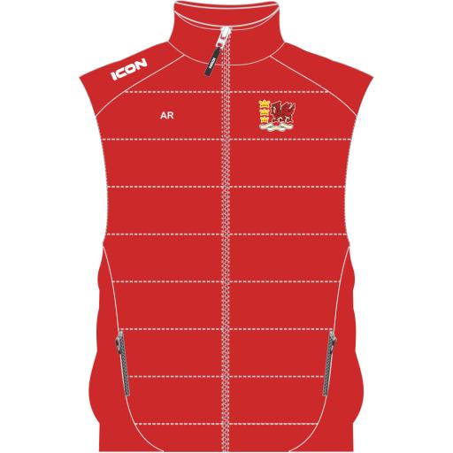 Wales Cricket Association over 50's PRO PERFORMANCE GILET