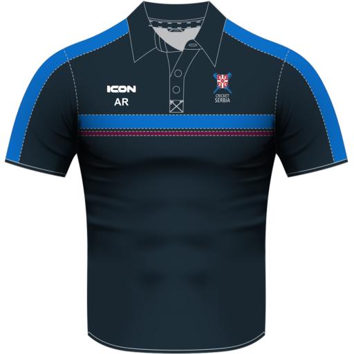 Cricket Serbia Titan Polo Shirt - Senior