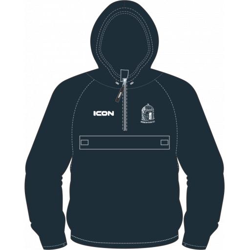 SHREWTON CRICKET CLUB PRO PERFORMANCE RAIN JACKET HALF ZIP SENIOR