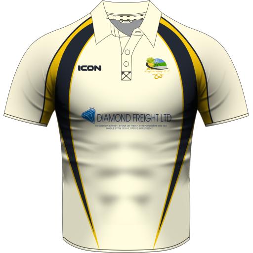 KNYPERSLEY CRICKET CLUB (JUNIOR SECTION) MATCH + CRICKET SHIRT S/S - SENIOR