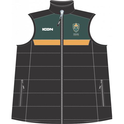 NORTH EAST CHESHIRE CRICKET CLUB LEGACY BODYWARMER - JUNIOR