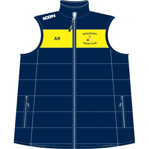 Micklehurst Cricket Club Bodywarmer - Senior