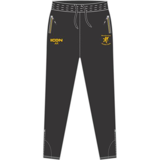 Woodhouses Cricket Club PERFORMANCE SKINNY FIT TRACK PANT - JUNIORS