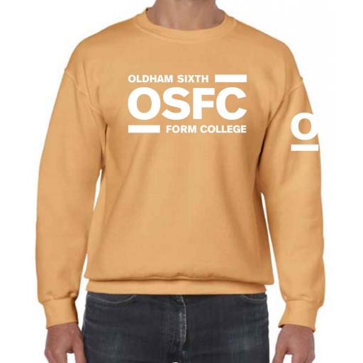 Oldham Sixth Form College Sweatshirt - Design 1 with White Print