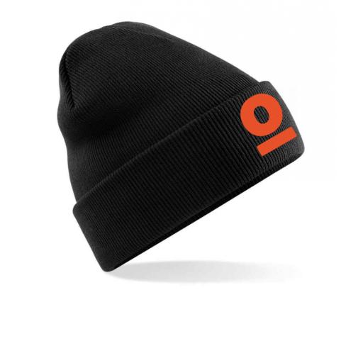 Oldham Sixth Form College Beanie with Orange Embroidery