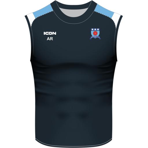 Uppermill Cricket Club Flash Sleeveless T-Shirt - Senior