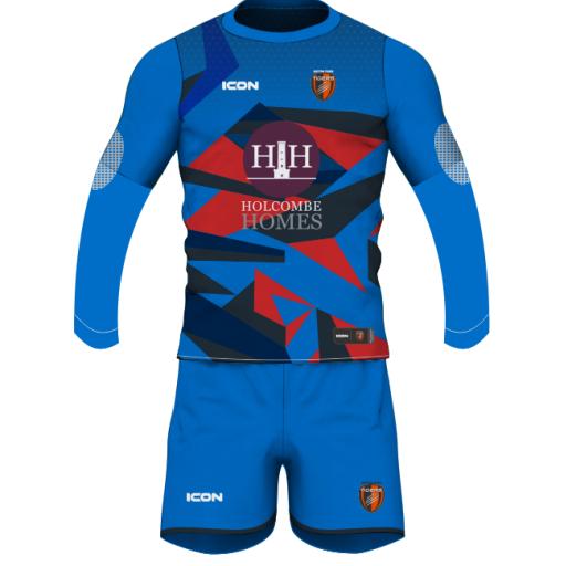 ROYTON TOWN TIGERS FC U10'S ORANGE HYBRID MATCH GOALKEEPER KIT LONG SLEEVE - JUNIOR