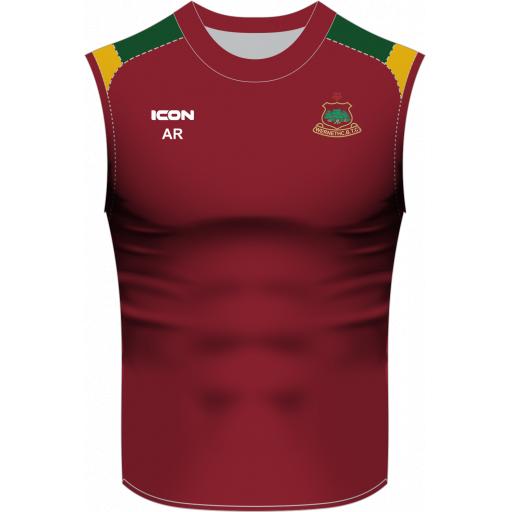 Werneth Cricket Club Flash-Sleeveless T-Shirt - Junior