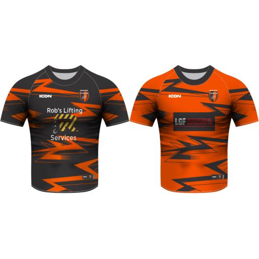 ROYTON TOWN TIGERS FC U9'S LIGHTNING REVERSIBLE HYBRID MATCH SHIRT - JUNIOR