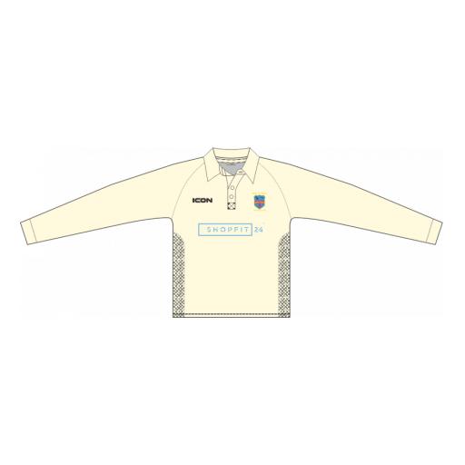 Emley Clarence CC Club Cricket Shirt Long Sleeve - Senior