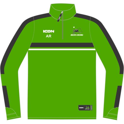 Ballers Coaching Players Titan Sublimated Performance Sublimated Midlayer - Junior