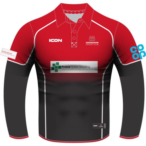 ADDINGHAM CRICKET CLUB HYBRID + MATCH SHIRT L/S SENIOR