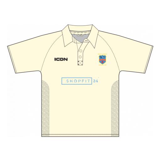 Emley Clarence CC Club Cricket Shirt Short Sleeve - Junior