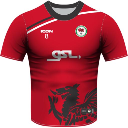 DEESIDE DRAGONS FC U10'S HYBRID MATCH SHIRT S/S (AWAY) - JUNIOR