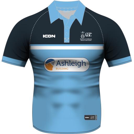 DUMFRIES CRICKET CLUB HYBRID + MATCH SHIRT SHORT SLEEVES - LADIES