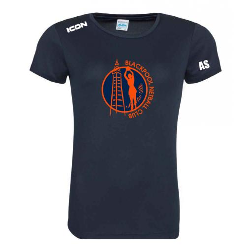 Blackpool Netball Club Training T-Shirt - Ladies