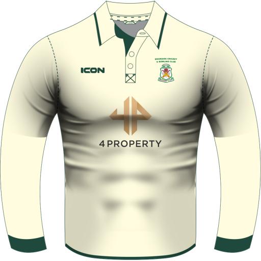 MOORSIDE C & BC MATCH + CRICKET SHIRT L/S - JUNIOR