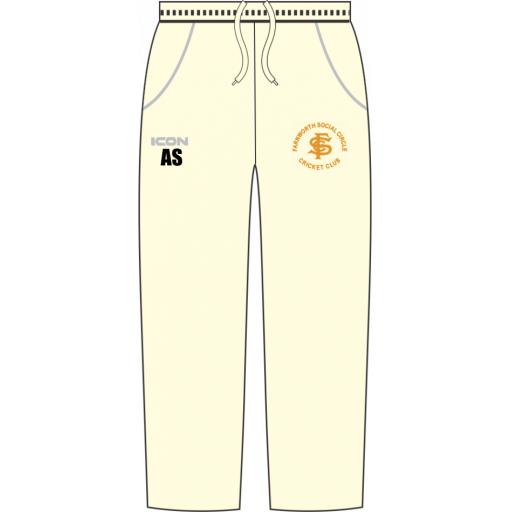 Farnworth Social Circle Cricket Club CLUB CRICKET TROUSER - JUNIOR