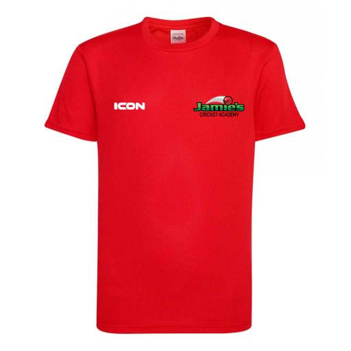 Jamies Cricket T-Shirt - Red
