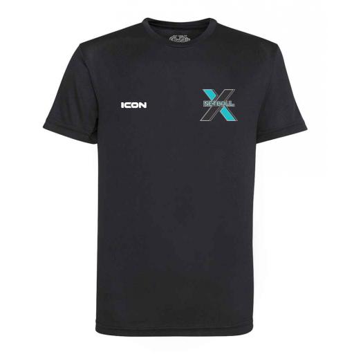 Netball X T-shirt - Black - Kids
