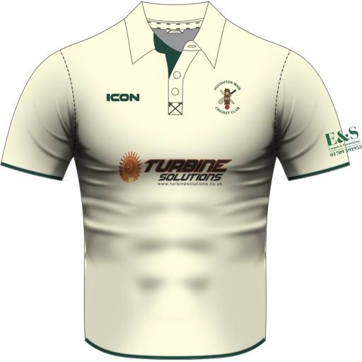Houghton Main CC Match + Cricket Shirt S/S- Senior