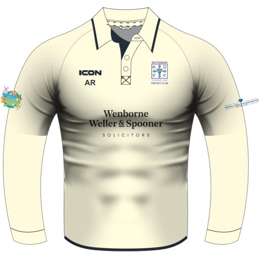 RETTENDON CRICKET CLUB (SENIOR SECTION) MATCH TECH + PLAYING SHIRT L/S - JUNIOR