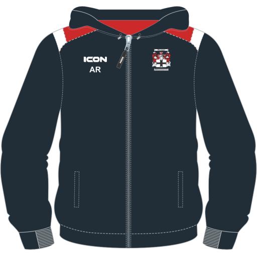 Sutton in Craven Cricket Club Flash Full Zip Hoodie - Senior