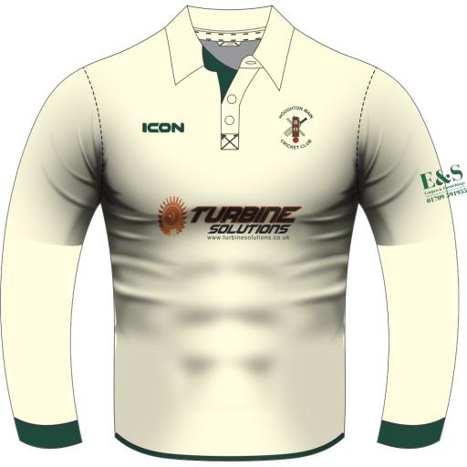 Houghton Main CC Match + Cricket Shirt L/S- Junior