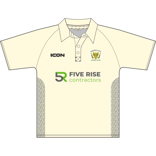 CROSSFLATTS CRICKET CLUB (JUNIOR SECTION) CLUB CRICKET SHIRT S/S - SENIOR