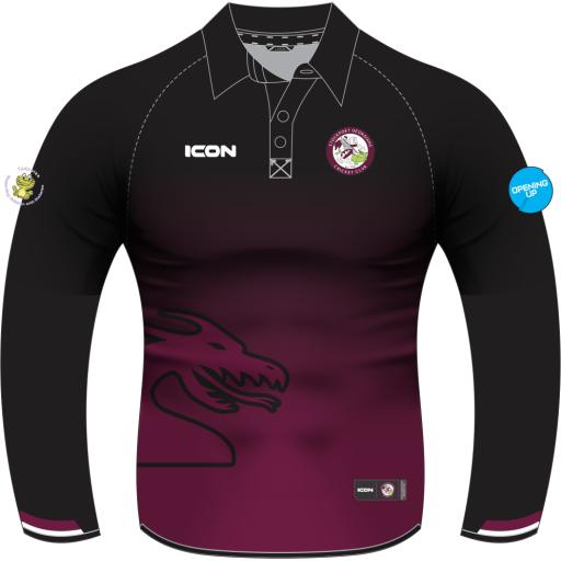 STOCKPORT GEORGIANS CRICKET CLUB HYBRID + MATCH SHIRT L/S - LADIES