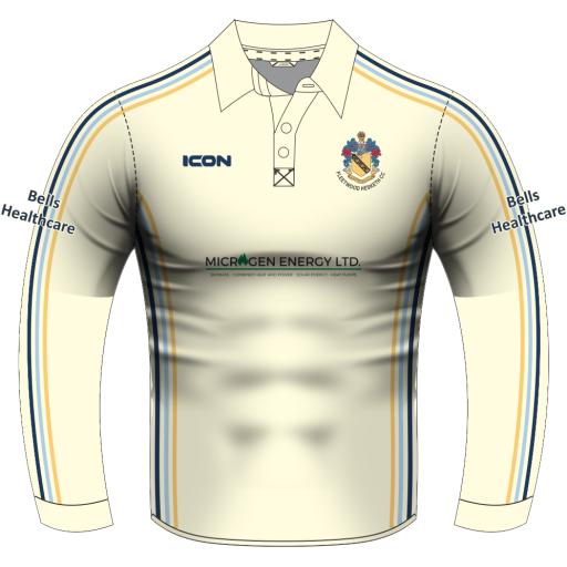 FLEETWOOD HESKETH CRICKET CLUB (SENIOR SECTION) MATCH + CRICKET SHIRT L/S - SENIOR