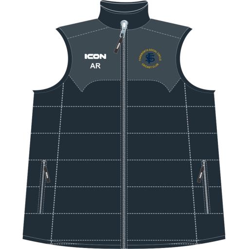 Farnworth Social Circle Cricket Club Impact Bodywarmer - Junior